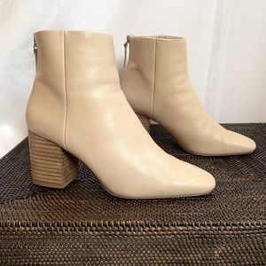 MNG Mango Leather Bootie 8.5